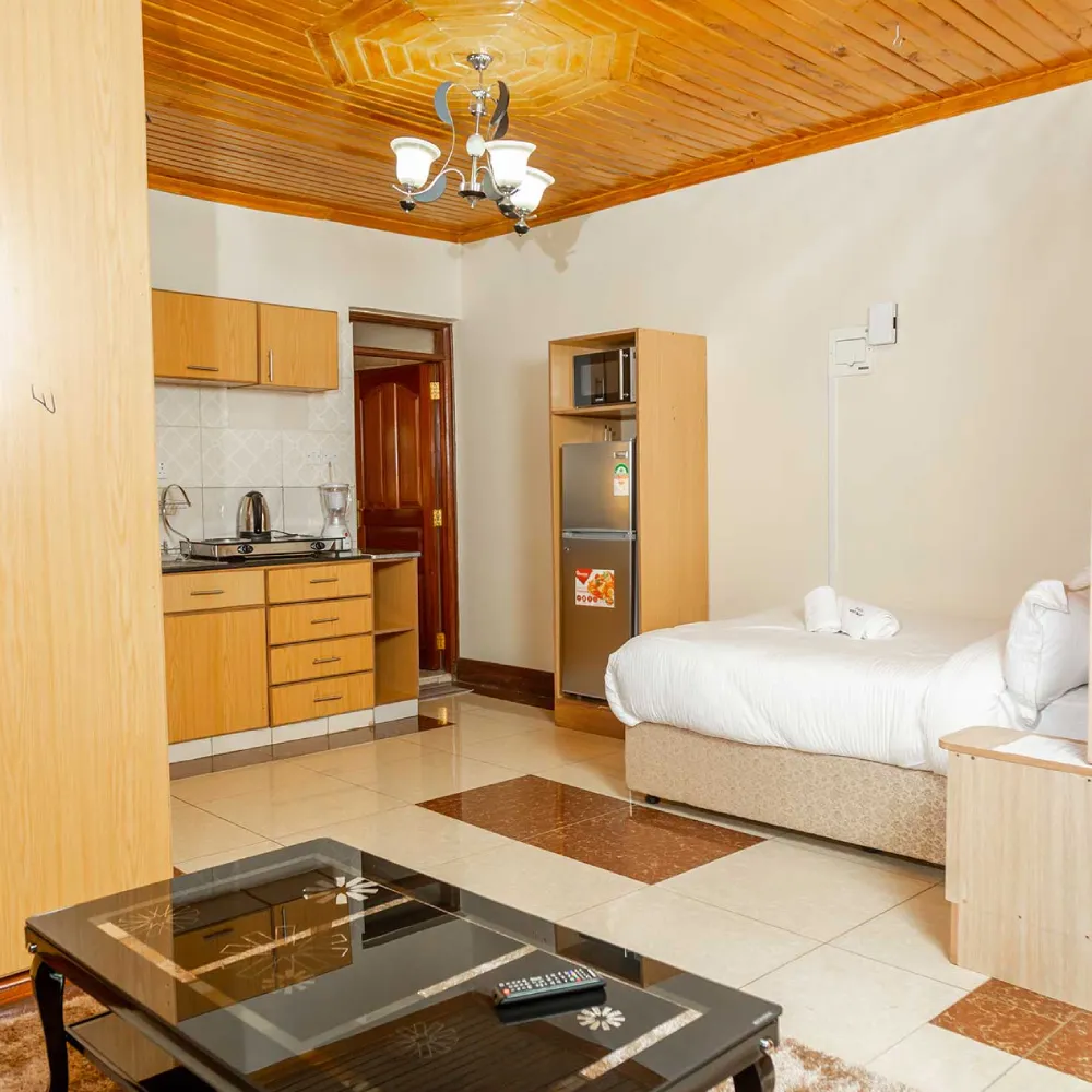 Interior of acacia studio apartments